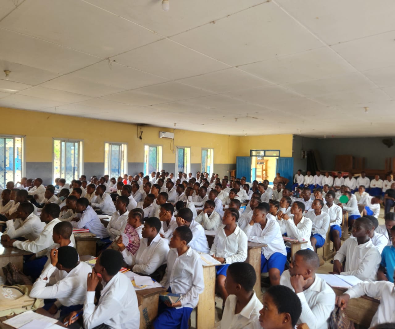 Secondary school students at YECAM outreach